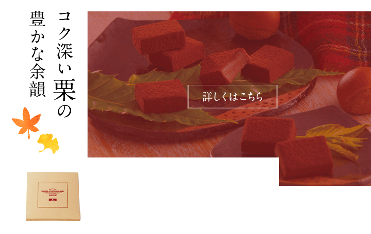 生チョコレート［栗］